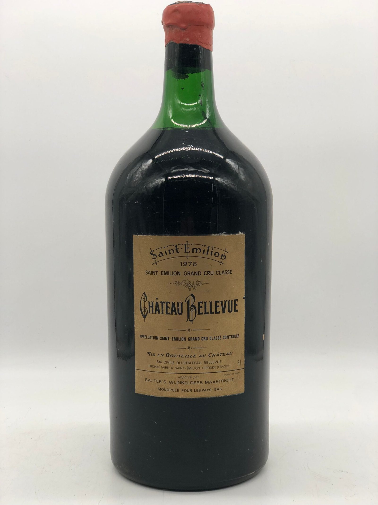 1 x 3ltr Chateau Bellevue St.Emilion GC 1976 (Jeroboam)
