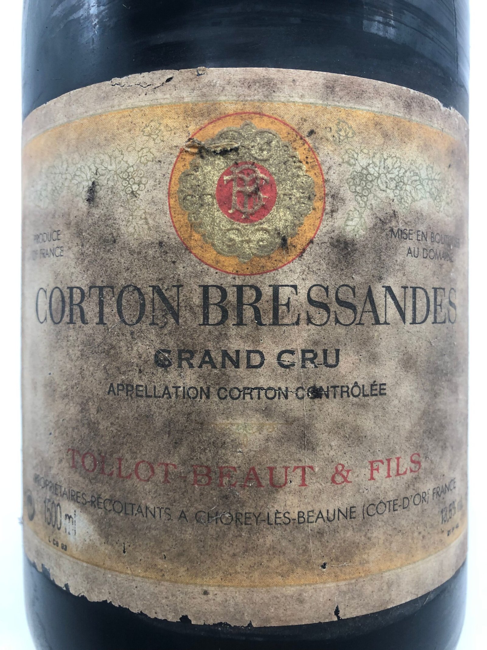 1 x 1,5ltr Corton Bressandes GC Tollot-Beaut 1993 (Magnum) - Image 4