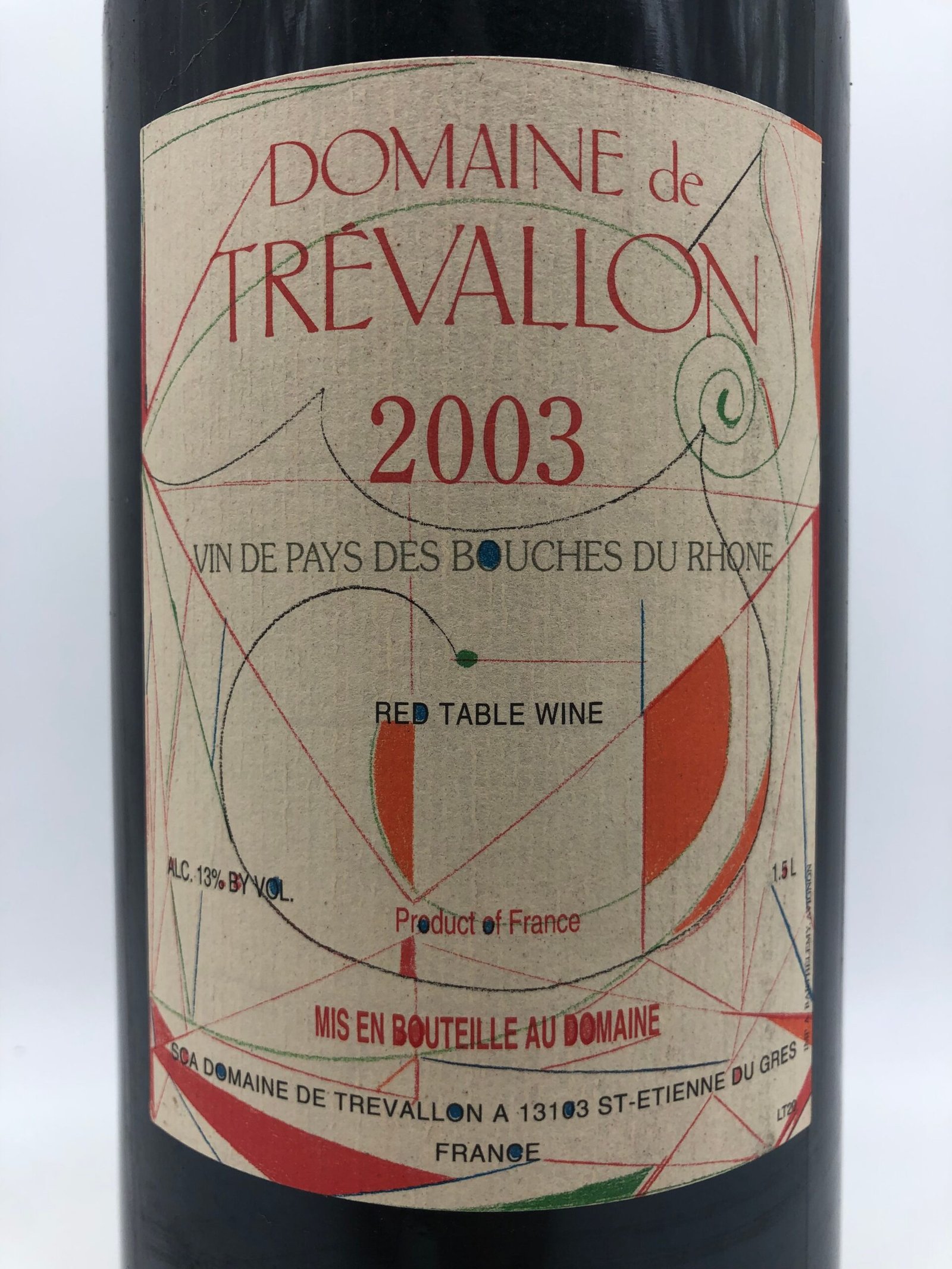 1 x 1,5ltr Domaine de Trevallon 2003 (Magnum) - Image 4