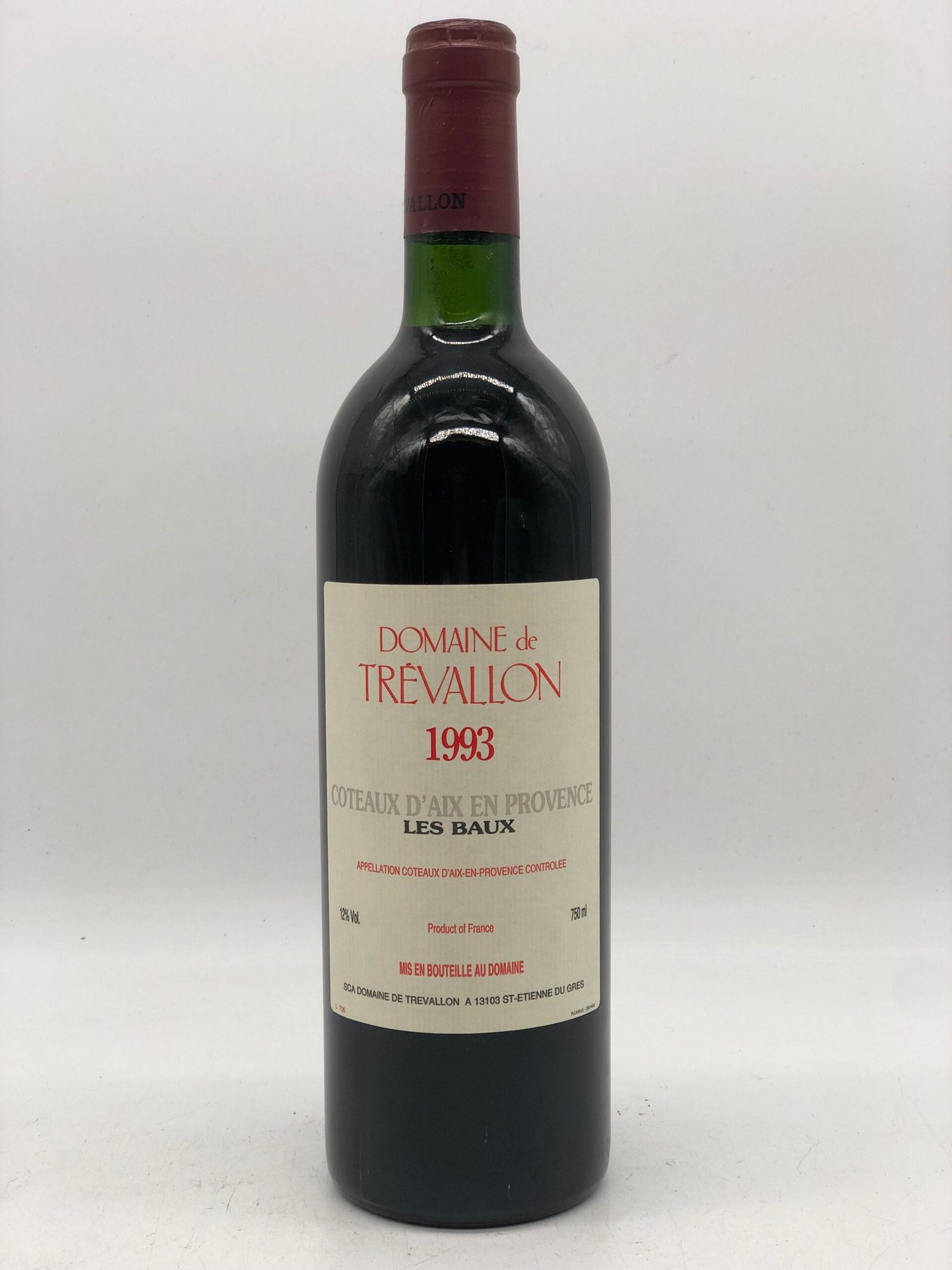 1 x 75cl Domaine de Trévallon 1993