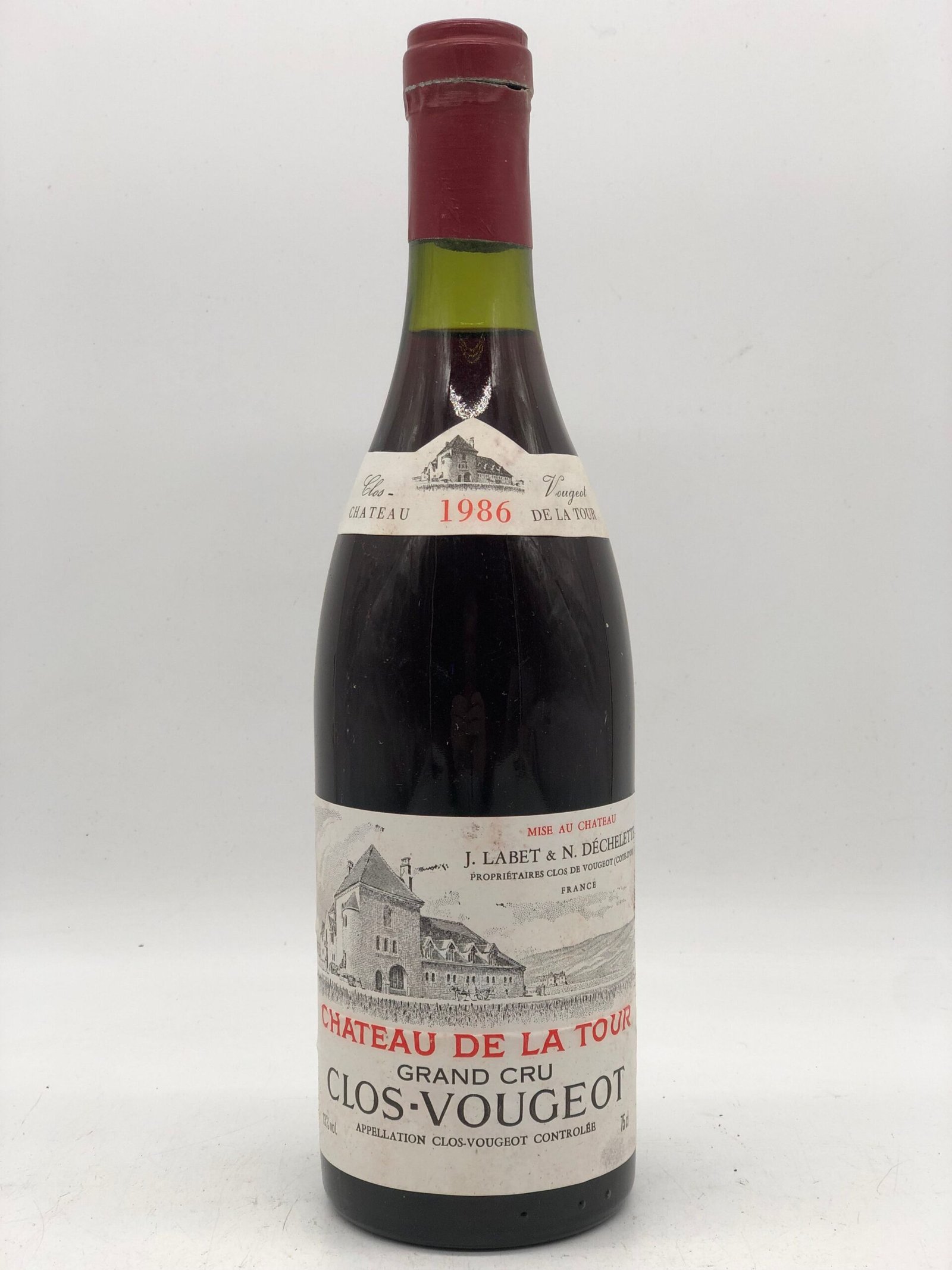 1 x 75cl Chateau de la Tour Clos Vougeot GC 1986
