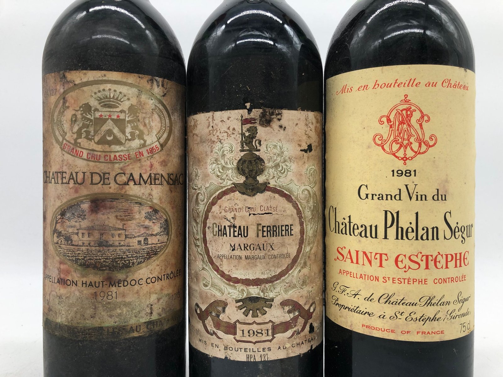 Mixed lot of 3 x 75cl Bordeaux Icon reds 1981 - Image 4