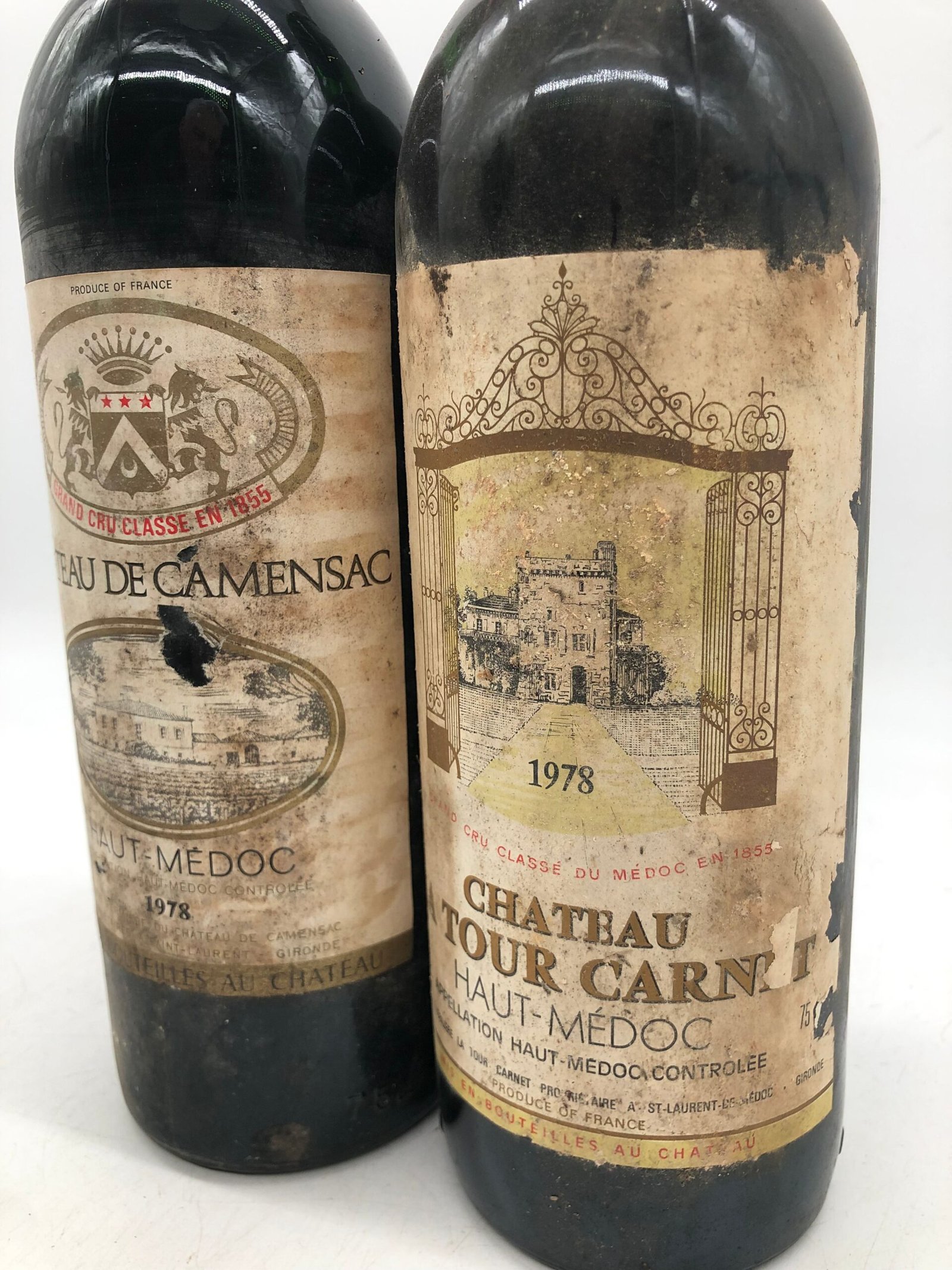 Mixed lot of 2 x 75cl Bordeaux Icon reds 1978 - Image 4