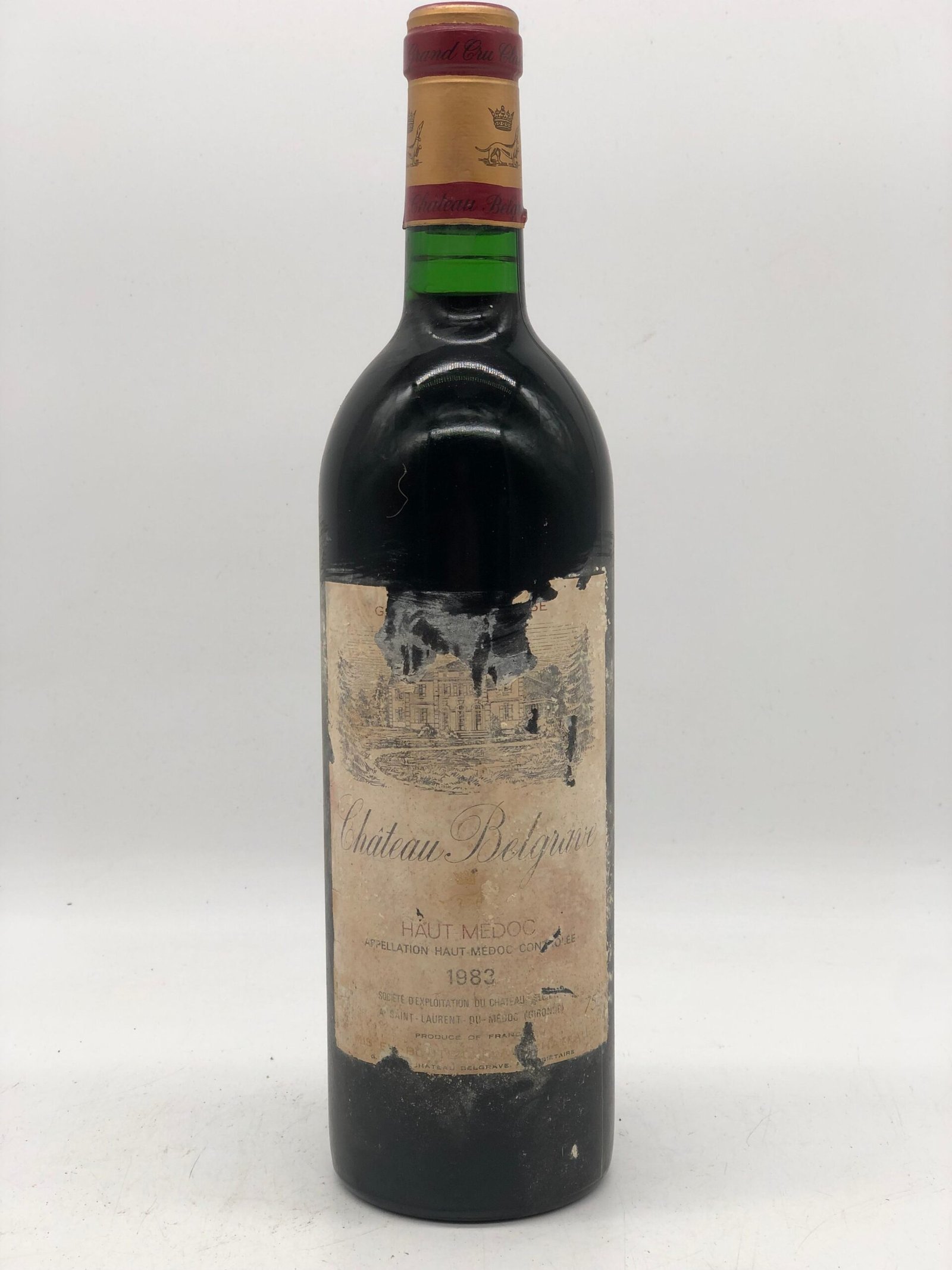1 x 75cl Chateau Belgrave, Haut-Medoc 1983