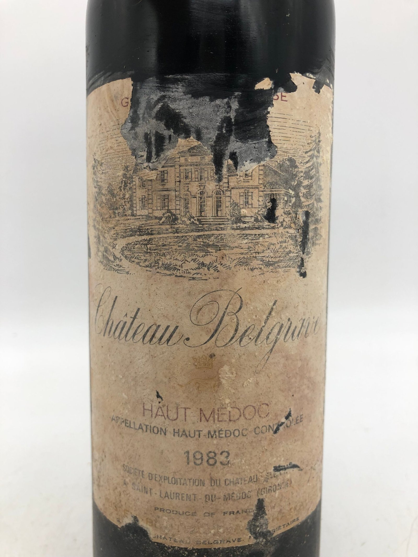 1 x 75cl Chateau Belgrave, Haut-Medoc 1983