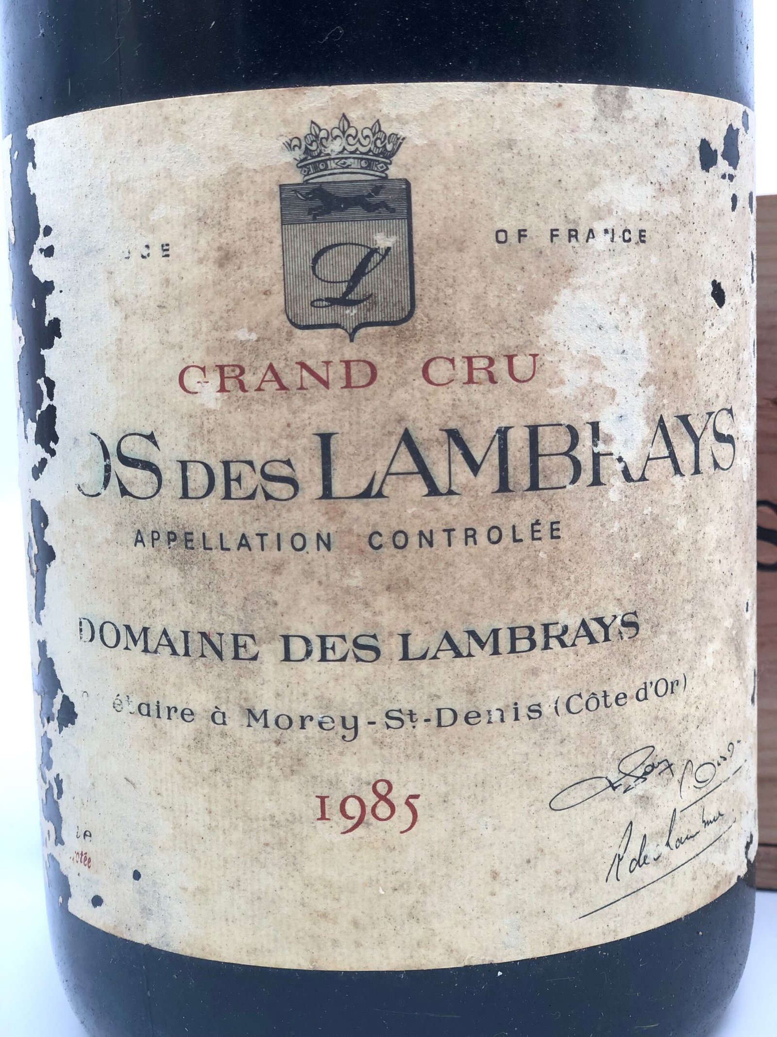 1 x Jeroboam (3ltr) Clos des Lambrays Grand Cru 1985 in OWC - Image 3