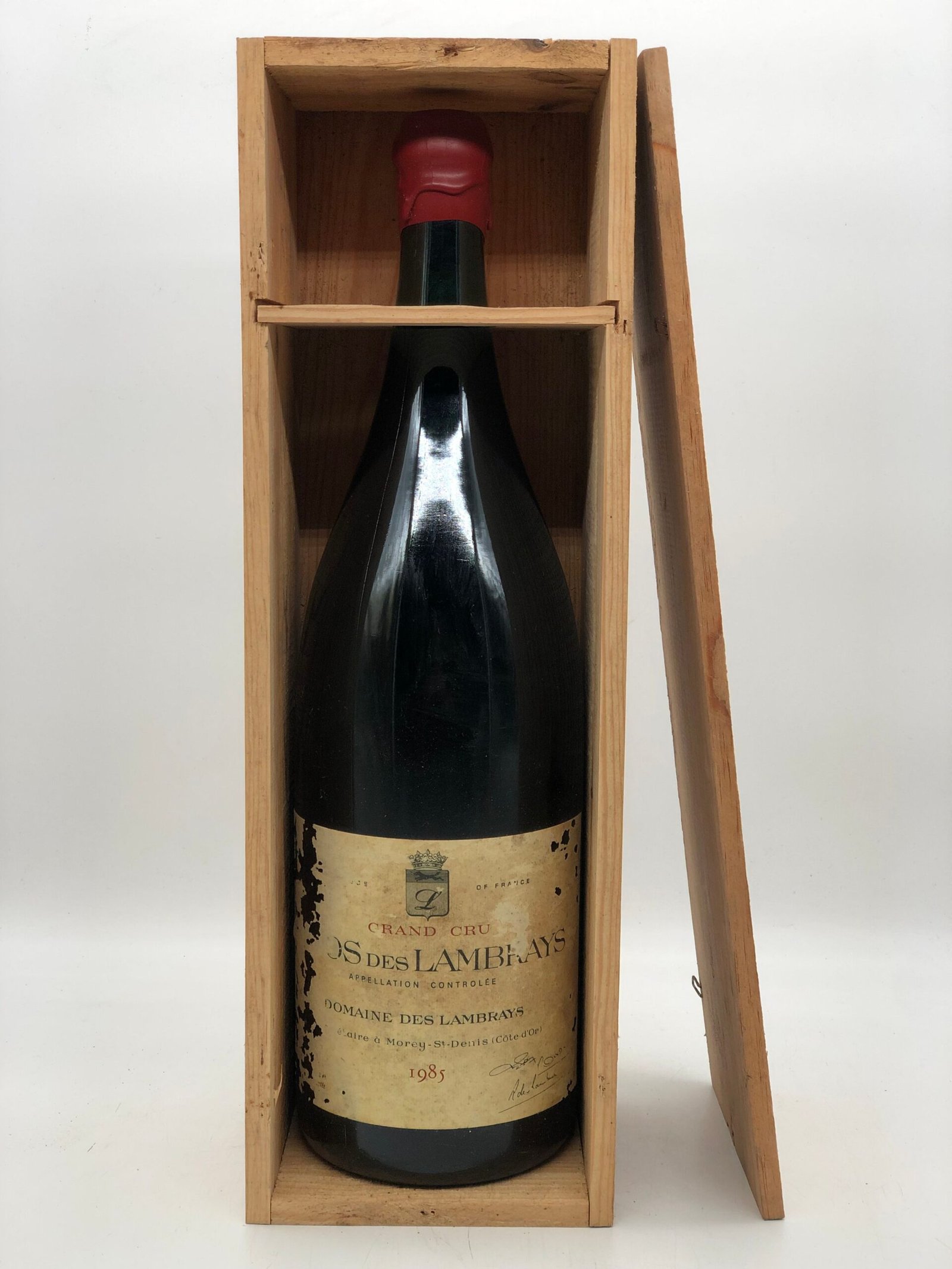 1 x Jeroboam (3ltr) Clos des Lambrays Grand Cru 1985 in OWC - Image 6