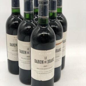 6 x 75cl Le Baron de Brane Margaux 1993