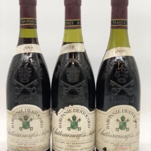 3 x 75cl La Baronnie d'Estouard Chateauneuf-du-Pape 1989