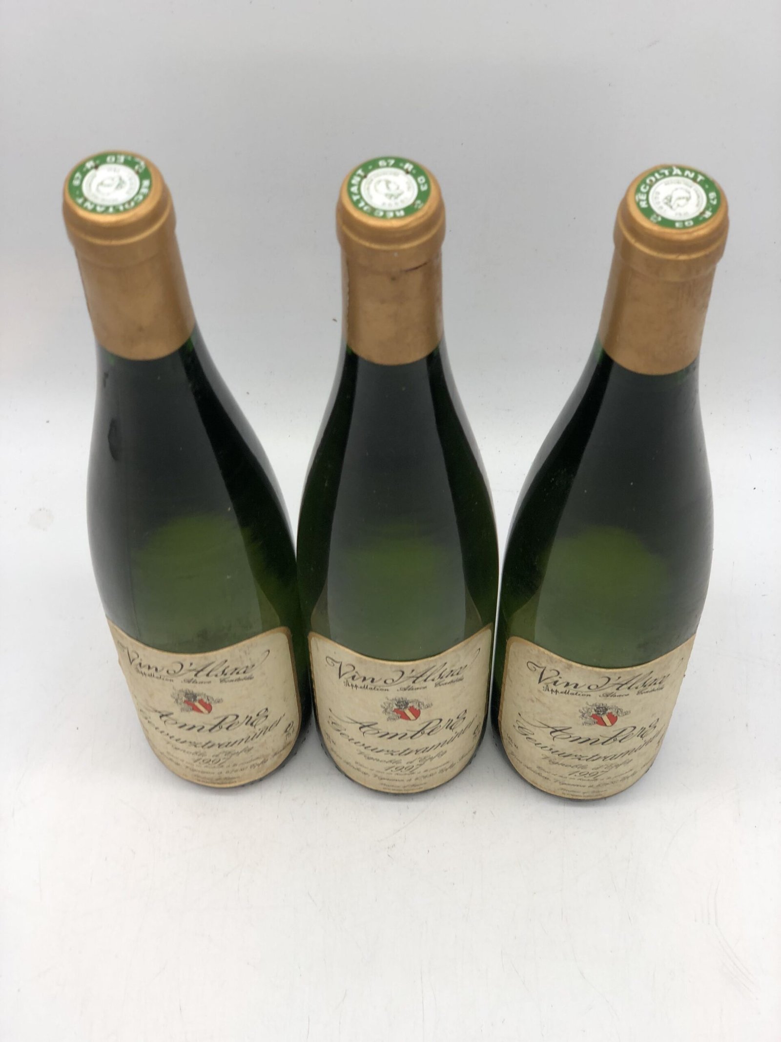 3 x 75cl Gewürztraminer Alsace Vignoble d’Epfig Amberg 1997