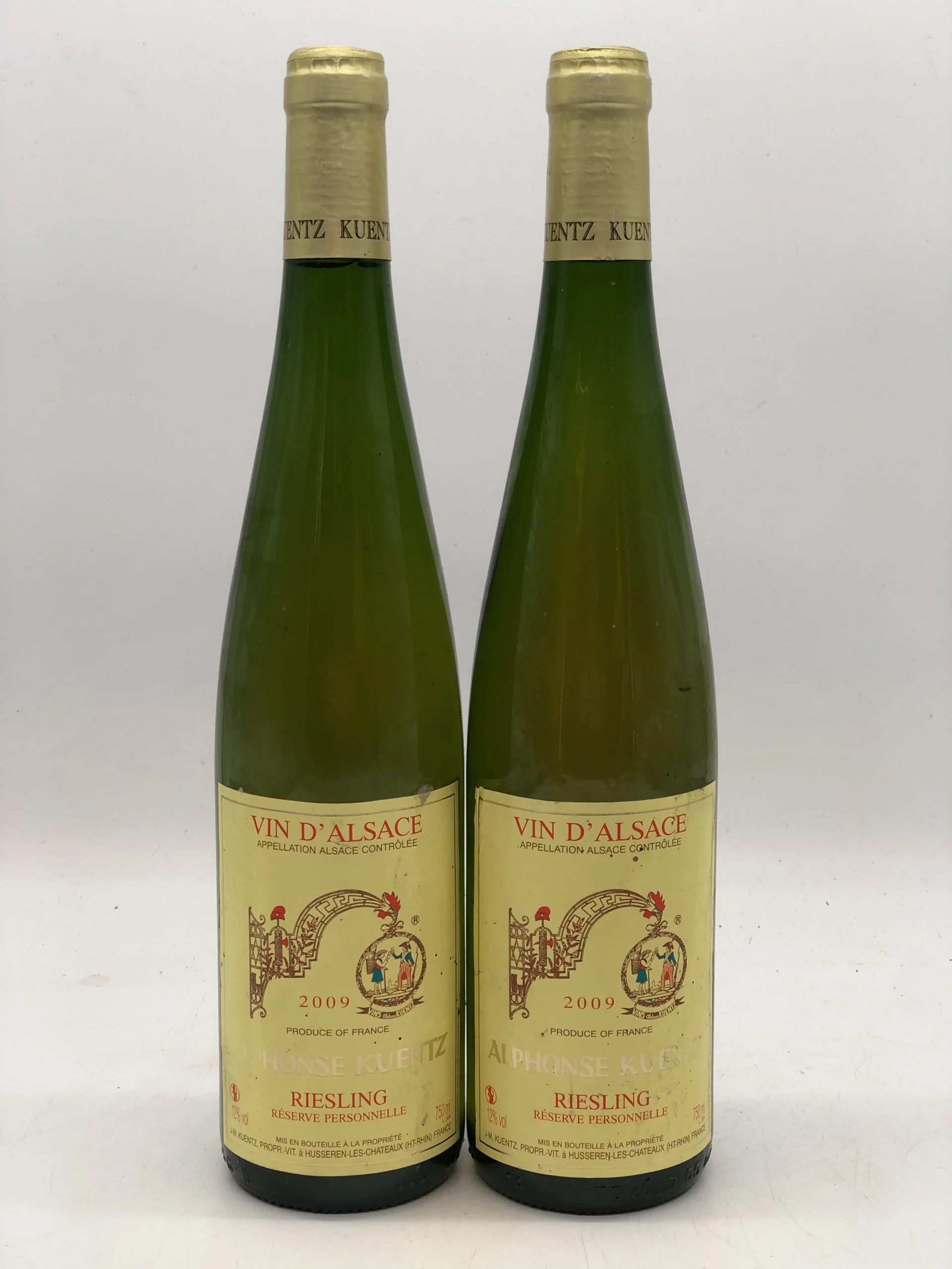 2 x 75cl Riesling Kuentz 2009